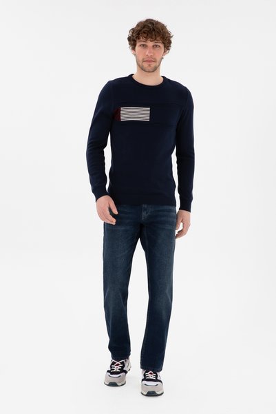 U.S. Polo Assn. بنطلون جينز أزرق للرجال 50298551 -DN0022