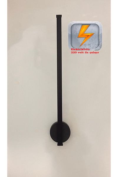 gaziantepavize Electric Emerald 50cm Black Case Modern Decorative White Light Led Wall Sconce (Not Battery)
