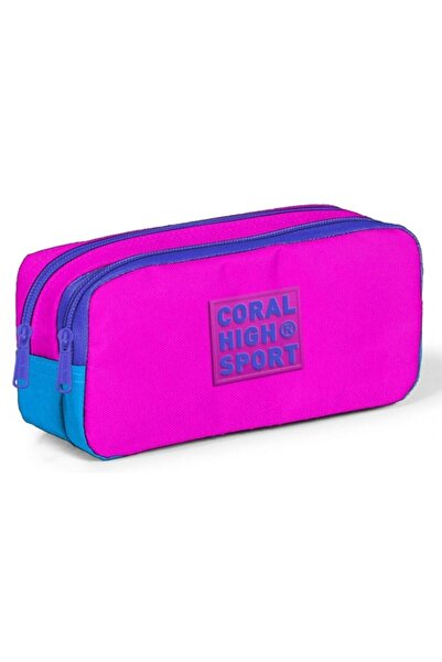Coral High Спортивний двоочний рожево-синій пенал