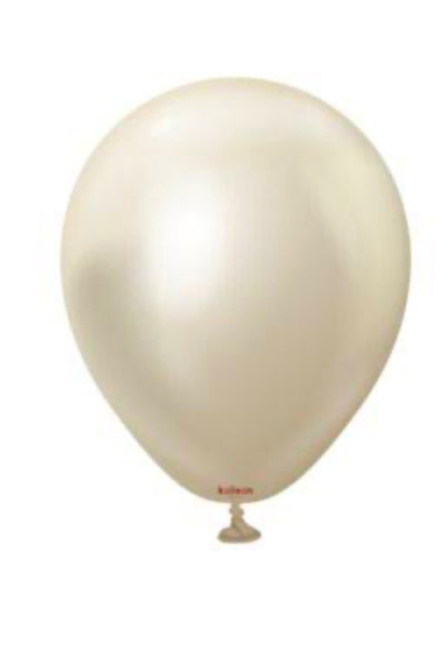 Çemrek Süs Parti Kalisan Krom Balon 12 inç 10 Adet