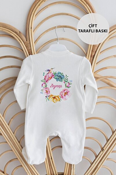 Lilabio %100 Organik Isme Özel Isimli 10lu Hastane Çıkışı Çiçek