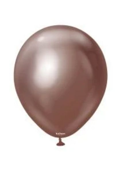 Çemrek Süs Parti 12 Inch Kalisan Chrome Balloon - 10 Pieces