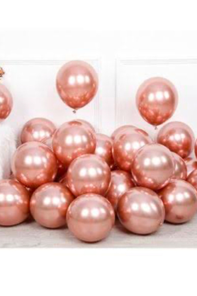 Çemrek Süs Parti Kalisan Krom Balon 12 inç 10 Adet