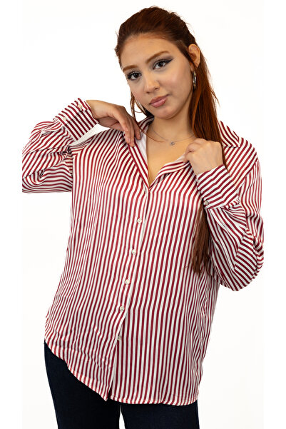 BUSEM Striped Satin Shirt