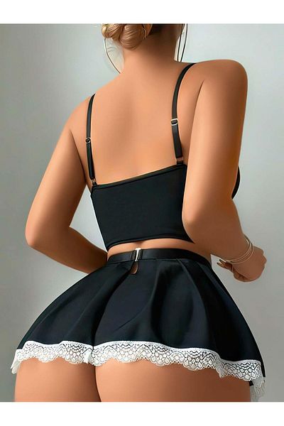 Akbeniz Costum de lux pentru damă, negru K1003