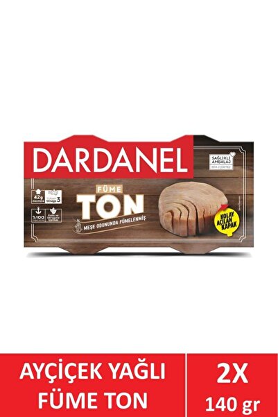 Dardanel Ayçiçek Yağlı Füme Ton Balığı 2x140 gr