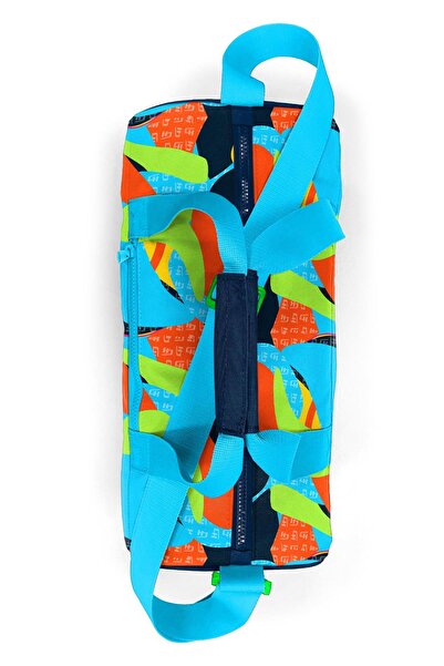 Coral High Спортивна сумка з синім графіті-принтом 27524