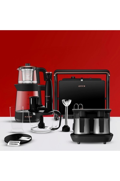 Arçelik 4lü Siyah Telveli Set