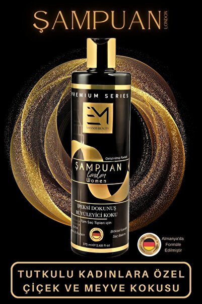 EM AMANOS BEAUTY London Kokusu - Kadın Şampuan - Doğal Bitki Özlü Keratin Ve Kolajen Içerir - Önler