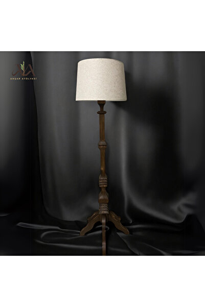 Genel Markalar Ahşap lambader Kahverengi Aydınlatma Ayaklı Lambader Ayaklı Ab...