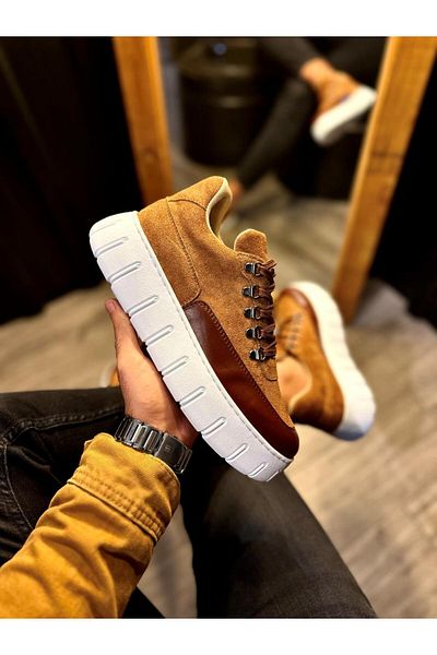 Knack High Sole Casual Shoes 600 Tan