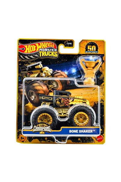 HOT WHEELS Monster Trucks BigFoot Trophy Şampiyonları Serisi Bone Shaker