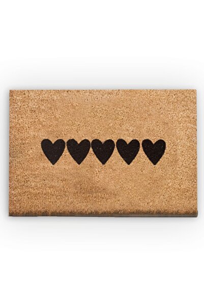 Chilai Home Coco Pelo 40x60 Cm Bristle Mat, Decorative Multi-Purpose Indoor and Outdoor Door Mat