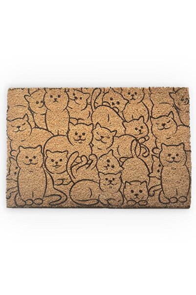 Chilai Home Coco Galia 40x60 Cm Kıl Paspas,dekoratif Çok Amaçlı Iç Ve Dış Kapı Paspası