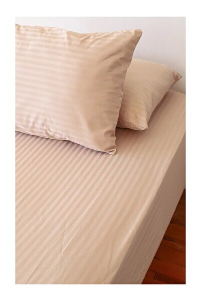 Göztepe tekstil حقيبة مغطاة بحجم قياسي 50x70 من القطن والساتان (قطعة واحدة)