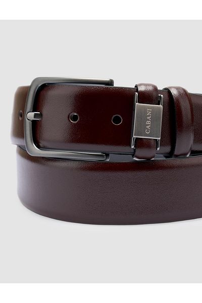 Cabani 100% Genuine Leather Brown Men's Classic Belt