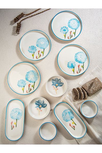 M'art Home All Seasons Summer 10 Piece Breakfast Set - for 4 People