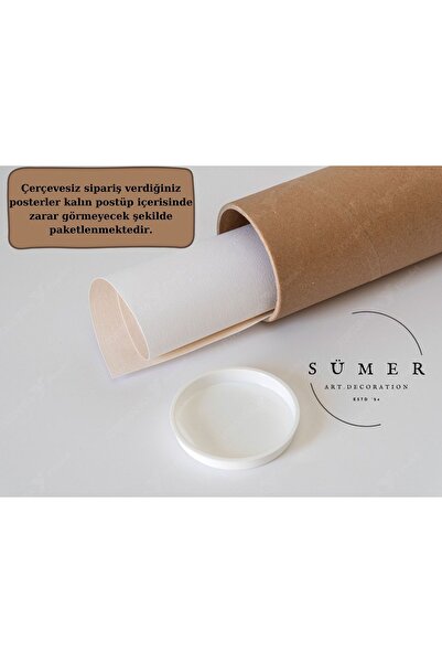 SÜMER Banyo Dekorasyonu Çerçevesiz Poster - Zürafa Konseptli Modern ve Şık Pinterest Tarzı Tuvalet Posteri