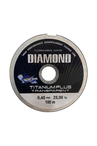 BAUER Diamond Titanium Plus 0.45 mm 100 Mt Reel Fishing Line - Color: Smoked 25 kg