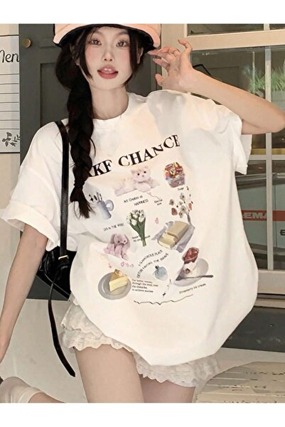 donamod تصميم الرسوم المتحركة والجرافيك تي شيرت كبير الحجم سلسلة الرسوم المتح...