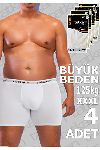TATKAN BODYWEAR TATKAN - Büyük Beden Erkek Penye Modal Boxershort
