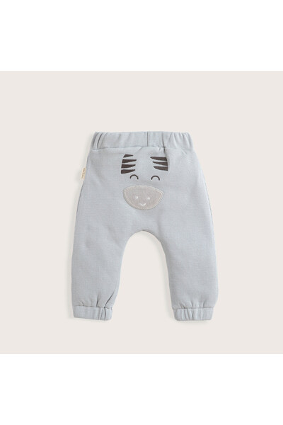 Chakra Grey Zebra Eşofman Altı Gri