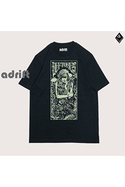 Adrift Tricou unisex Harajuka Deftones unisex supradimensionat Y2K