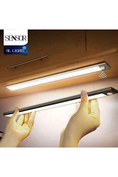 TechTic Kablosuz Led 40cm Hareket Sensörlü Işık Dolap Yatak Odası Mutfak Tezg...