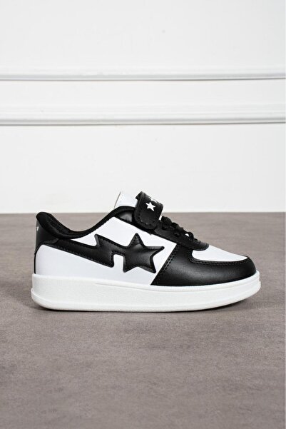 GAK RUN Unisex Çocuk Cırtlı Rahat Günlük Sneaker Spor Ayakkabı