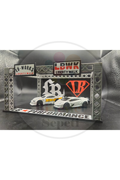 Bi'şeyler Sepeti LBWK 1:64 Diorama Garaj Parking Diecast - ARAÇ DAHİL DEĞİLDİR.