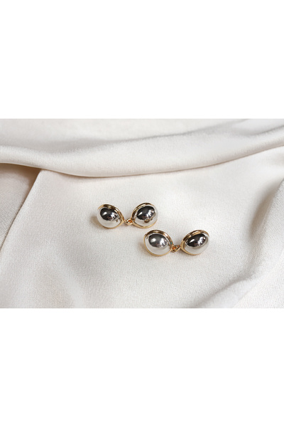 Brillo Double Color Drop Earrings