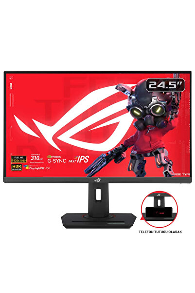ASUS Rog Strix Xg259cms 24.5'' 310hz (OC) 1ms Fhd G-sync Fast Ips Gaming (OYU...