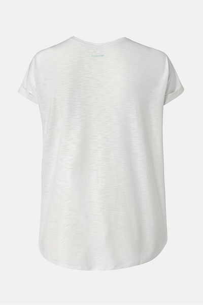 Tchibo Women Sportswear Fit Short Sleeve Training T-shirt, White