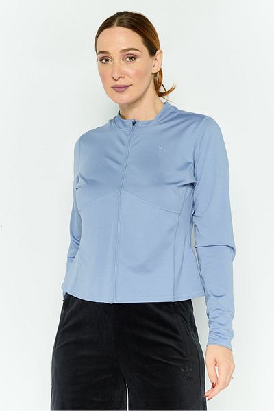 Puma Women Sportswear Fit Long Sleeve Training Sweatshirt, Slate Blue