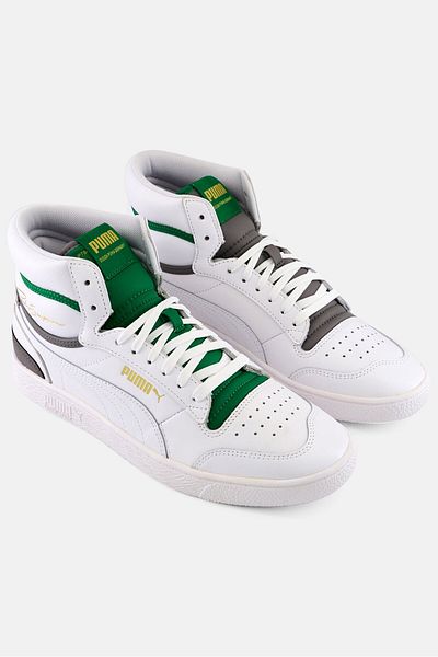 Puma Men Ralph Sampson Mid Lace Up Outdoor Shoes, White