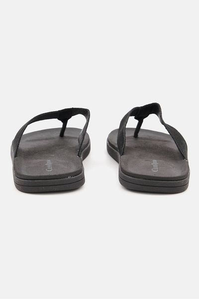 Reef Men Medium Riley Slip On Flip Flop, Black