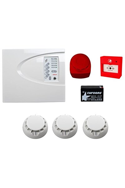 Teletek YANGIN ALARM SİSTEMİ SETİ 3 LÜ