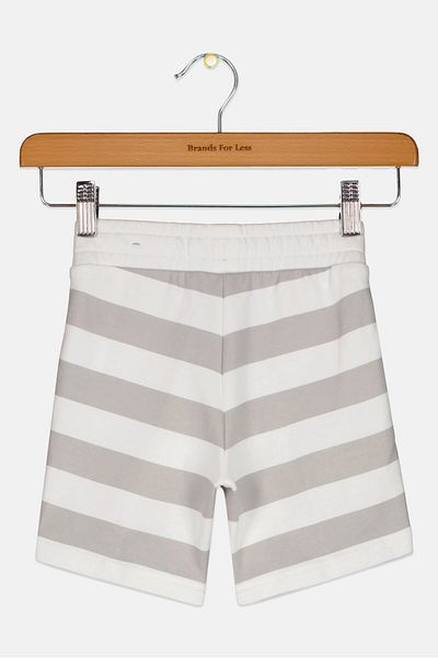 Puma Kids Boy Brand Logo Sport Shorts, White