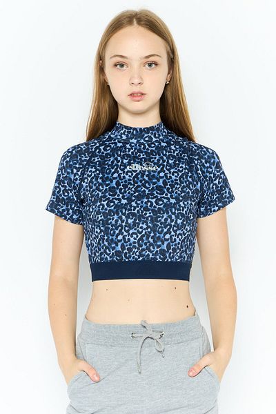 Ellesse Women Sportswear Fit Short Sleeves Training Top, Navy Combo