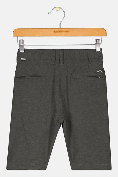 BİLLABONG Kids Boy Sportswear Fit Micro Stripe Walking Short, Dark Grey