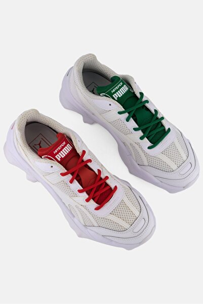 Puma Men Nitefox Lace Up Running Shoes, White