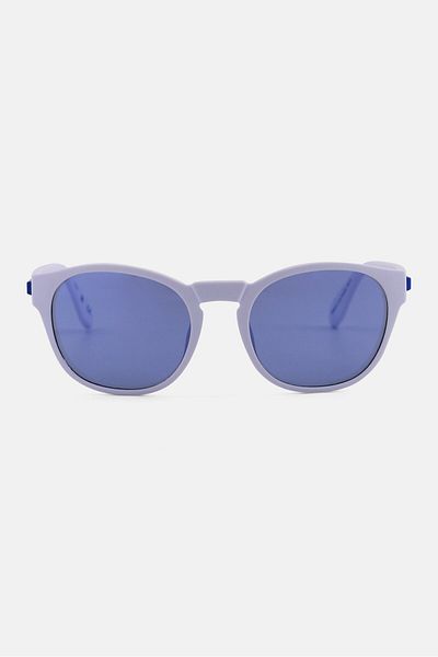 adidas Men Or0014 Round Sport Sunglasses, White