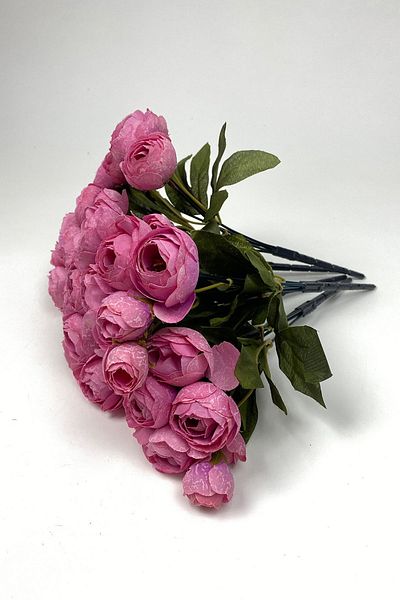Hayalperest boncuk Ροζ Παιώνια Eren Rose Τεχνητό Λουλούδι 3 Μάτσο