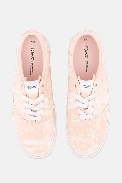 Toms Women Lace Up Shoes, Pink