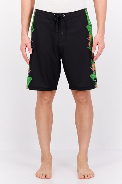 Hurley Men Floral Print Board Short, Black
