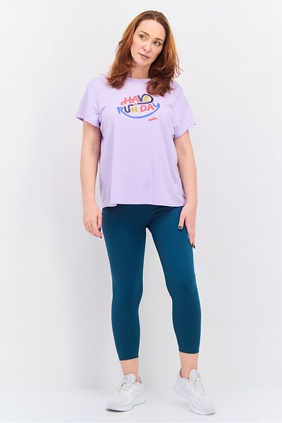 Brooks Women Sportswear Fit Short Sleeve Running Top, Lavender