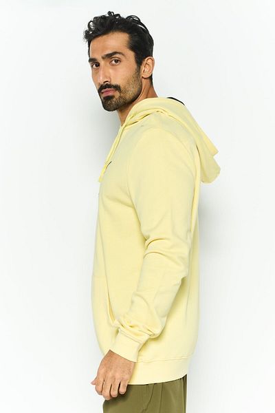 Hurley Men Sportswear Fit Brand Logo Long Sleeve Outdoor Sweatshirts, Yellow