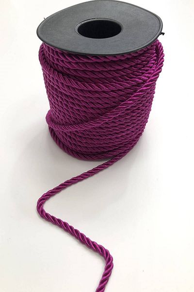 Hayalperest boncuk Σχοινί 4 Mm 1 Mt Plum Cord