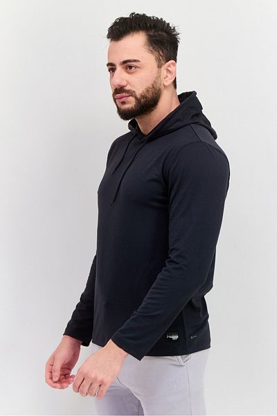 Hurley Men Sportswear Fit Long Sleeves Outdoor Hoodies, Black