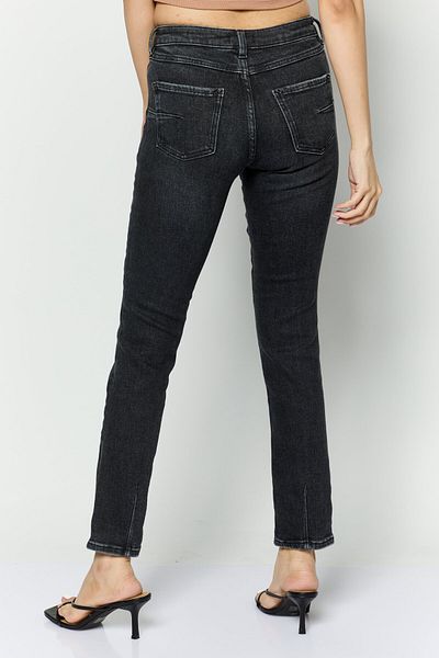 Esprit Women Slim Fit Washed Stretchable Jeans, Black